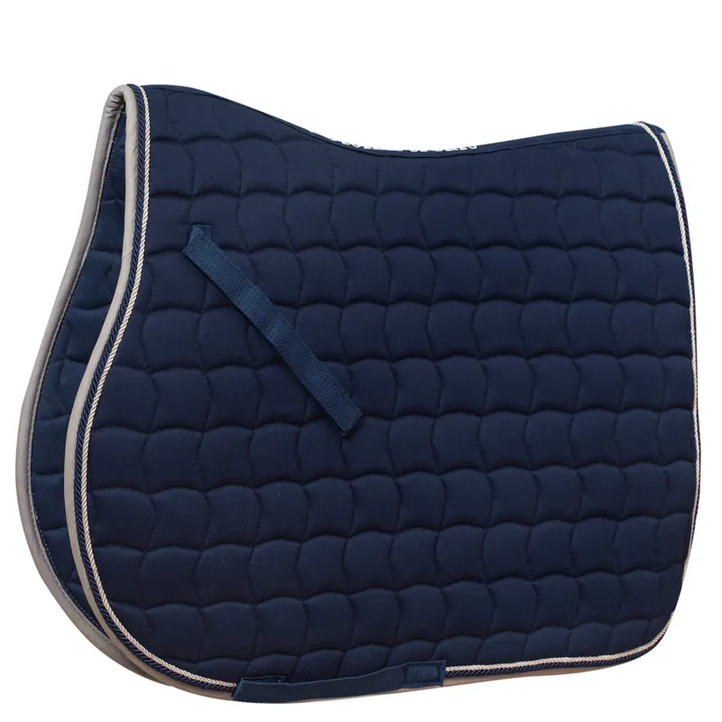 Schockemohle Dynamite Jumping Saddlepad - Navy/Stone